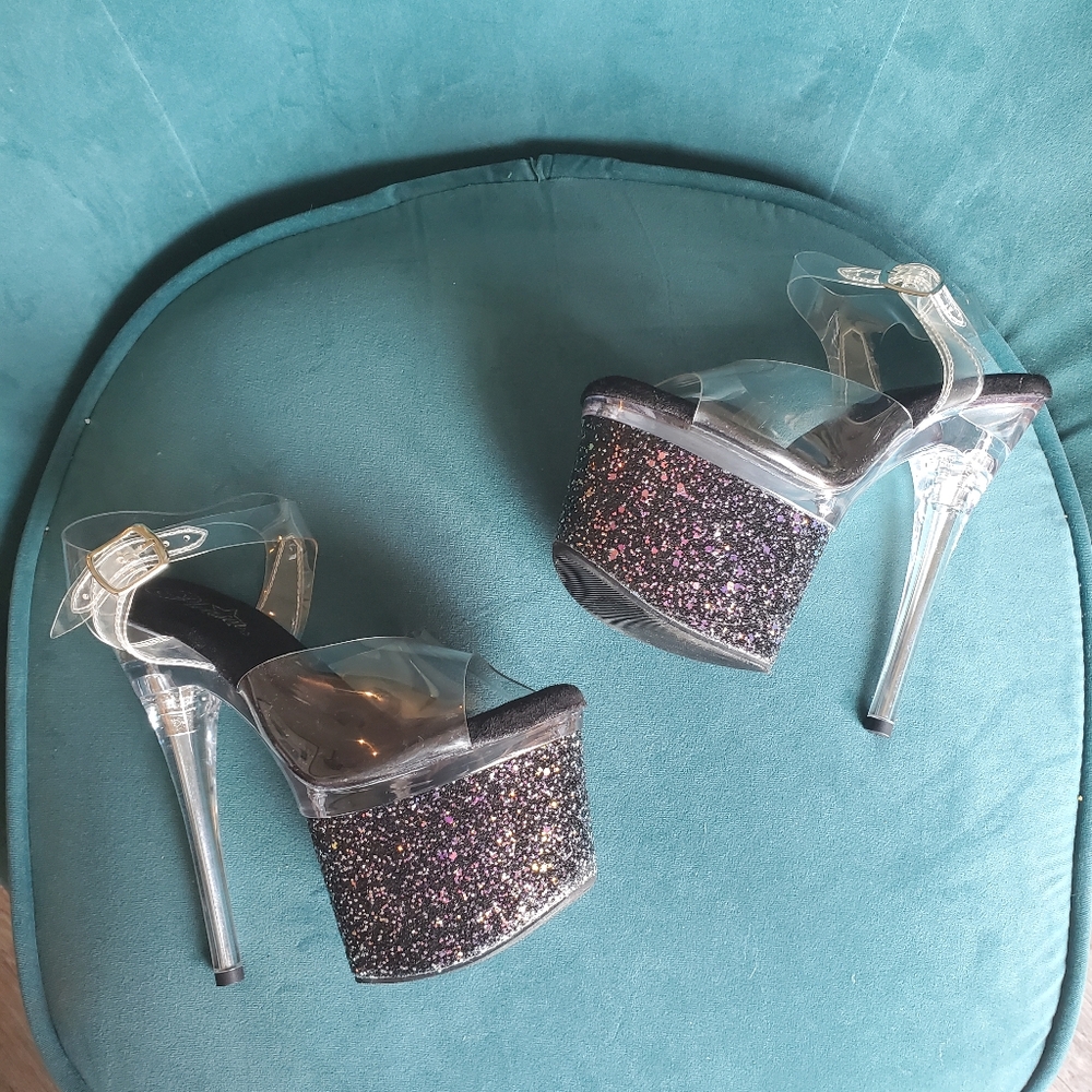 Pleasers Esteem 708 Pole Dance Heels - Picture 5 of 15